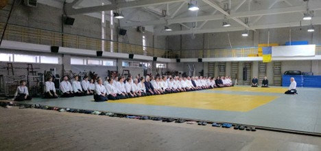 Training in the dojo